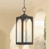 * | Best Sale Possini Euro Design Modern Outdoor Ceiling Light Hanging Bronze 19 Seedy Glass Lantern For Exterior House Porch Patio Deck