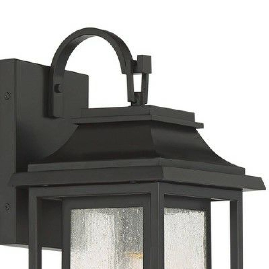 * | Wholesale John Timberland Rustic Outdoor Wall Light Fixture Painted Bronze 17 3/4 Seeded Clear Glass Lantern For House Porch Patio Deck