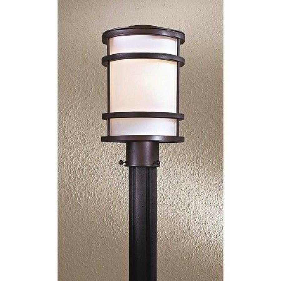 * | Budget Minka Lavery Bay View Collection 12 1/4 High Bronze Post Mount Light