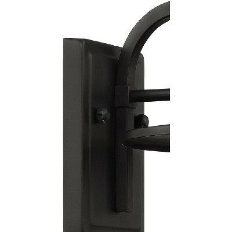 * | Brand New John Timberland Modern Outdoor Wall Light Fixture Led Black 10 Clear Seedy Glass For Exterior House Porch Patio Deck Entryway