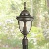 * | Best Sale John Timberland Traditional Outdoor Post Light Fixture Led Bronze 35 1/2 Seeded Glass For Exterior Garden Yard Driveway Walkway