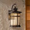 * | Cheap Franklin Iron Works Industrial Vintage Rustic Outdoor Wall Light Fixture Led Bronze 11 1/2 Seedy Glass Exterior House