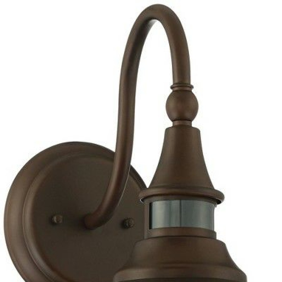 * | Deals John Timberland Rustic Farmhouse Outdoor Barn Light Fixture Bronze 12 1/2 Dusk To Dawn Motion Sensor Exterior House Porch Patio