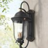 * | Flash Sale Minka Lavery Peale Street 21 3/4 H Sand Coal And Vermeil Gold Outdoor Wall Light