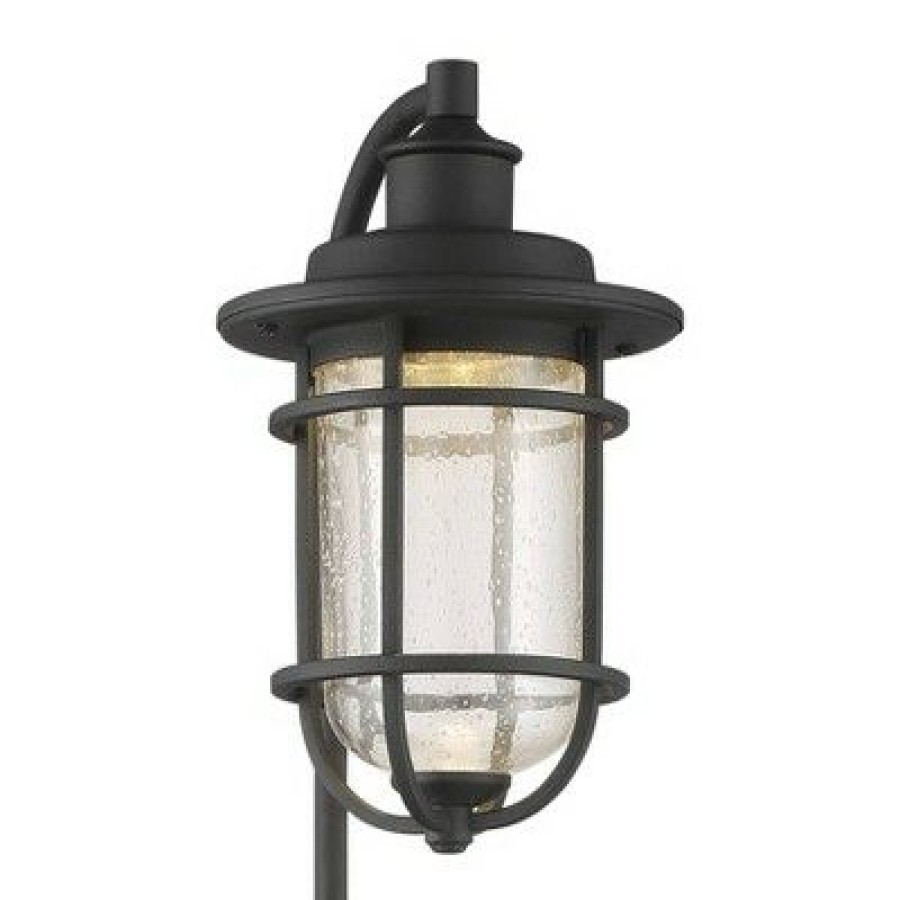 * | Discount John Timberland Markham 26 1/2 High Textured Black Led Landscape Path Light