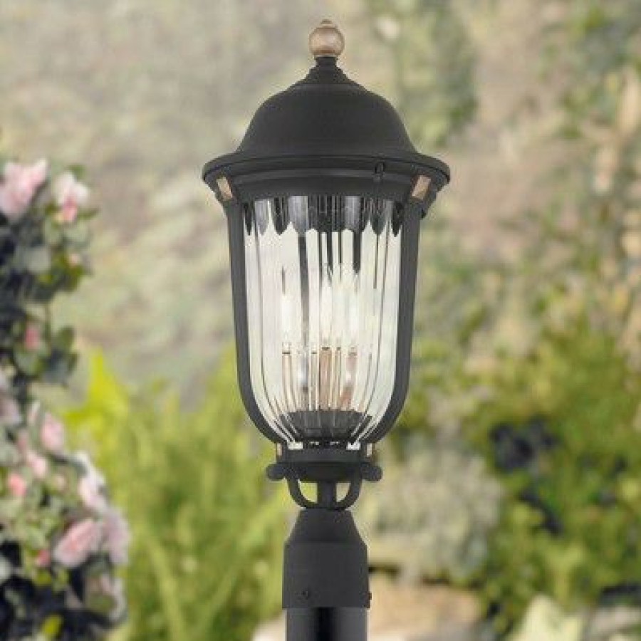 * | Best Sale Minka Lavery Peale Street 21 3/4 H Sand Coal And Vermeil Gold Outdoor Post Light