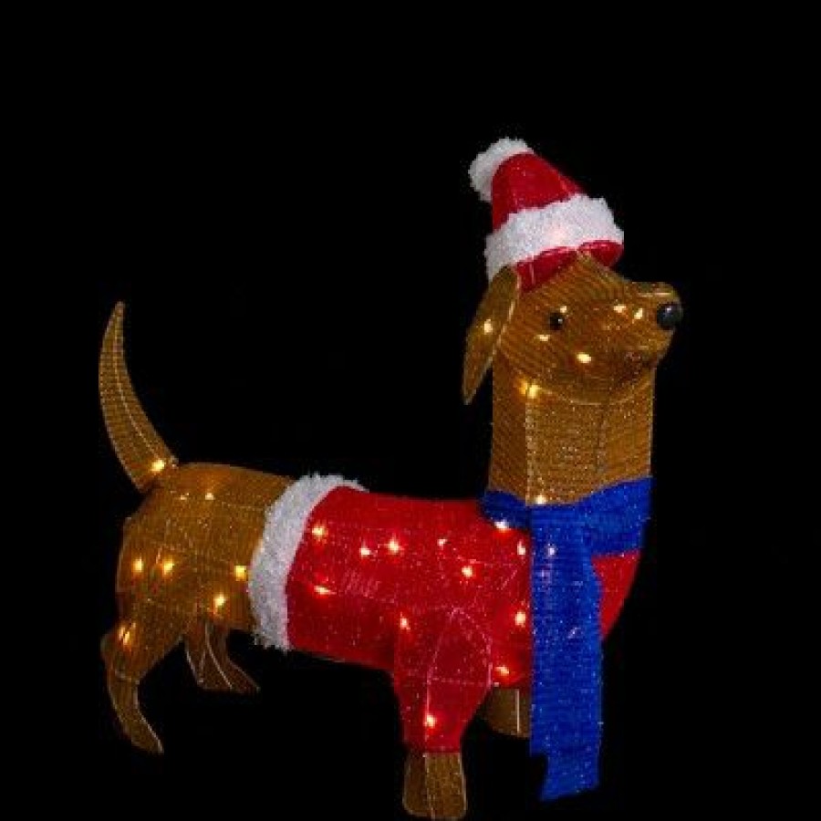 * | New Northlight 26 Led Lighted Dachshund Dog Outdoor Christmas Decoration