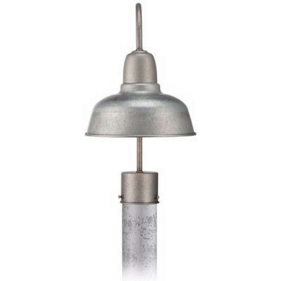 * | Best Reviews Of John Timberland Industrial Outdoor Post Light Fixture Urban Barn Galvanized Steel Vintage 15 3/4 For Exterior Garden Yard Patio