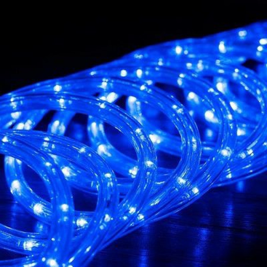 * | Best Deal J. Hofert Co. J. Hofert Co Commercial Grade Christmas Rope Light Set White Cord Blue