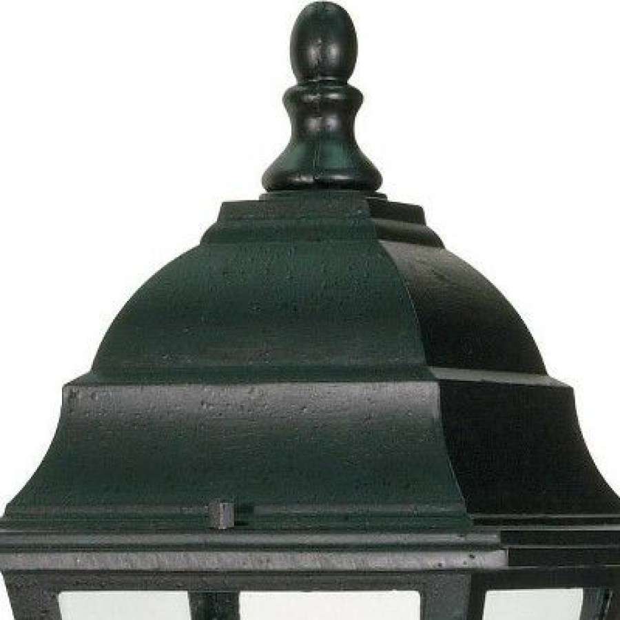 * | Hot Sale 6" Light Textured Outdoor Post Mount Light Black Aurora Lighting