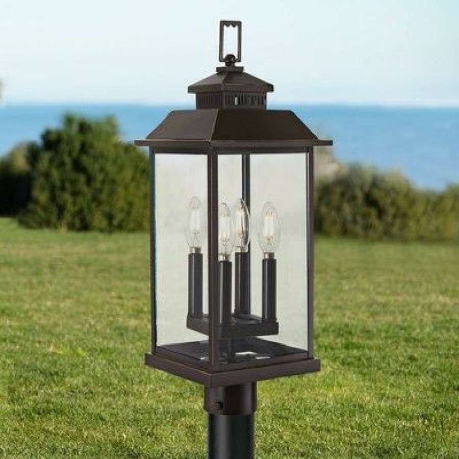 * | Discount Minka Lavery Miner'S Loft 22 1/2 High Bronze Outdoor Post Light