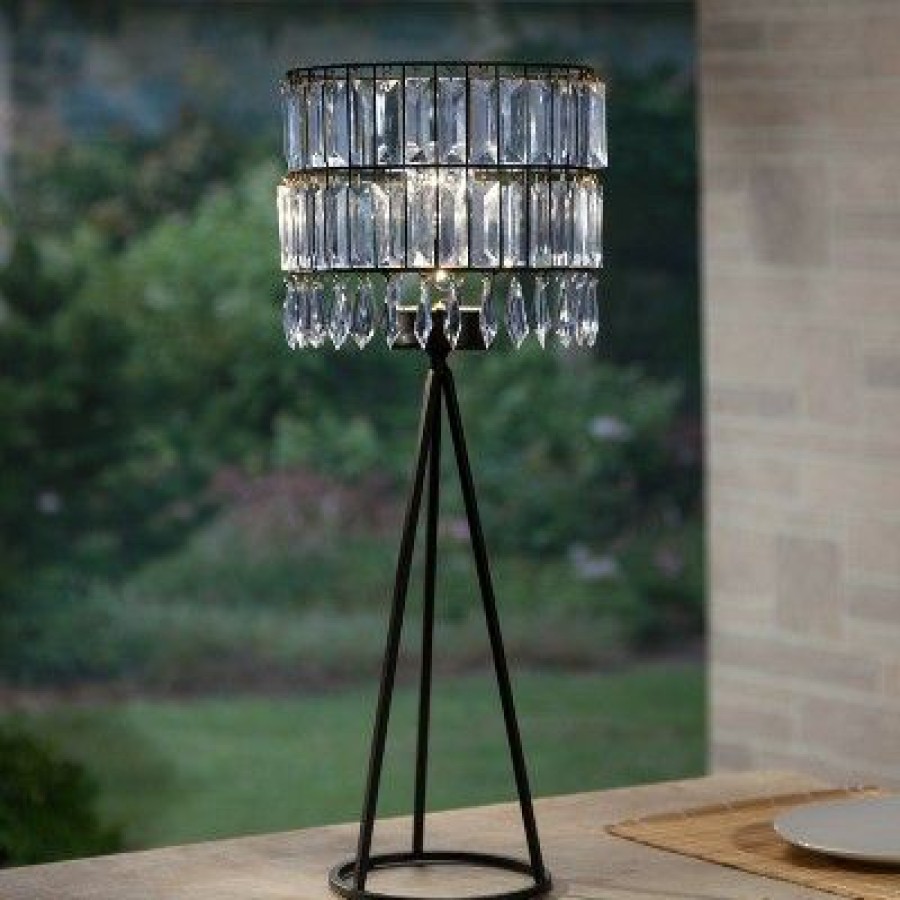 * | Discount Garden Meadow 23-Inch Tall Metal And Acrylic Solar Garden Meadow Table Lamp