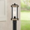 * | Best Reviews Of John Timberland Rustic Outdoor Post Light Fixture Black Metal Gray Wood Finish 14 1/2 Clear Glass For Exterior House Porch Patio Outside