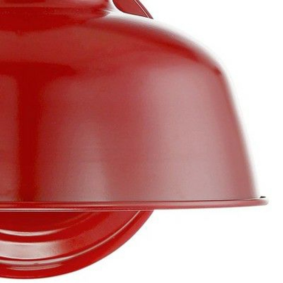 * | Discount John Timberland Farmhouse Outdoor Wall Light Fixture Urban Barn Red Steel Gooseneck 11 1/4 For Exterior House Porch Patio