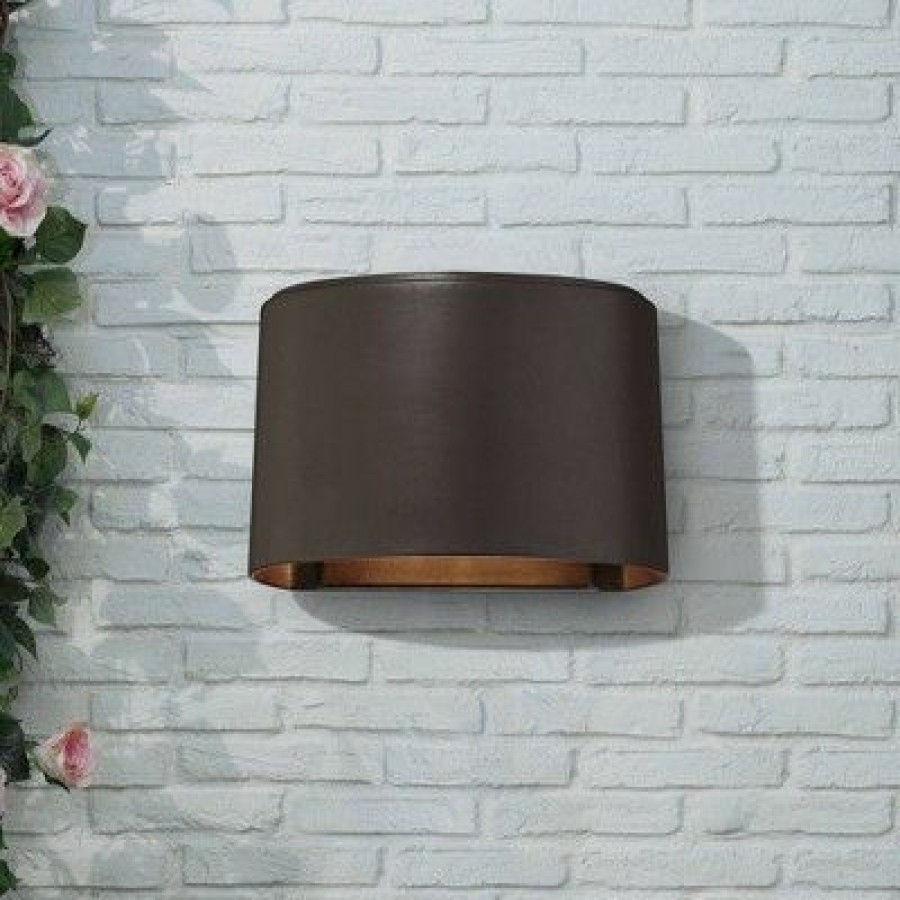 * | Hot Sale Minka Lavery Everton 4 3/4 H Bronze Dark Sky Led Outdoor Wall Light