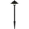 * | Best Deal John Timberland Pagoda Textured Black 8-Piece Led Path And Flood Light Set