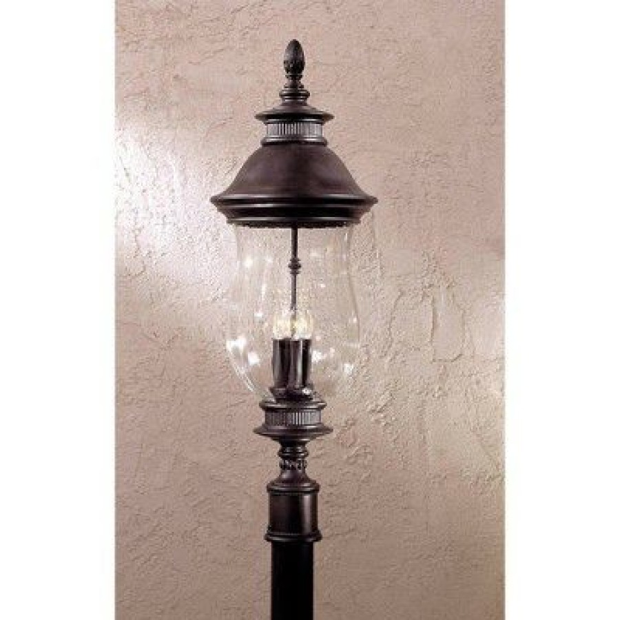 * | Hot Sale Minka Lavery Newport Collection 33 High Large Post Mount Light