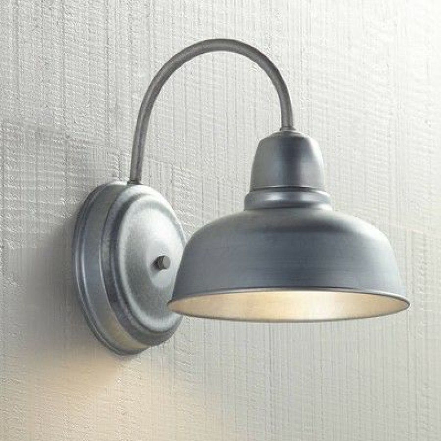 * | Discount John Timberland Rustic Outdoor Wall Light Fixture Urban Barn Galvanized 11 1/4 Sconce For House Farmhouse Deck Porch Patio