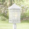 * | Wholesale Kathy Ireland Sierra Craftsman 18 H White Outdoor Post Mount Light