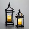 * | Wholesale 18" Bradford Metal Outdoor Lantern Set Black Smart Living