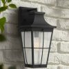 * | Brand New John Timberland Modern Outdoor Wall Light Fixture Matte Black 17 1/2 Clear Glass Exterior House Porch Patio Outside Deck Garage