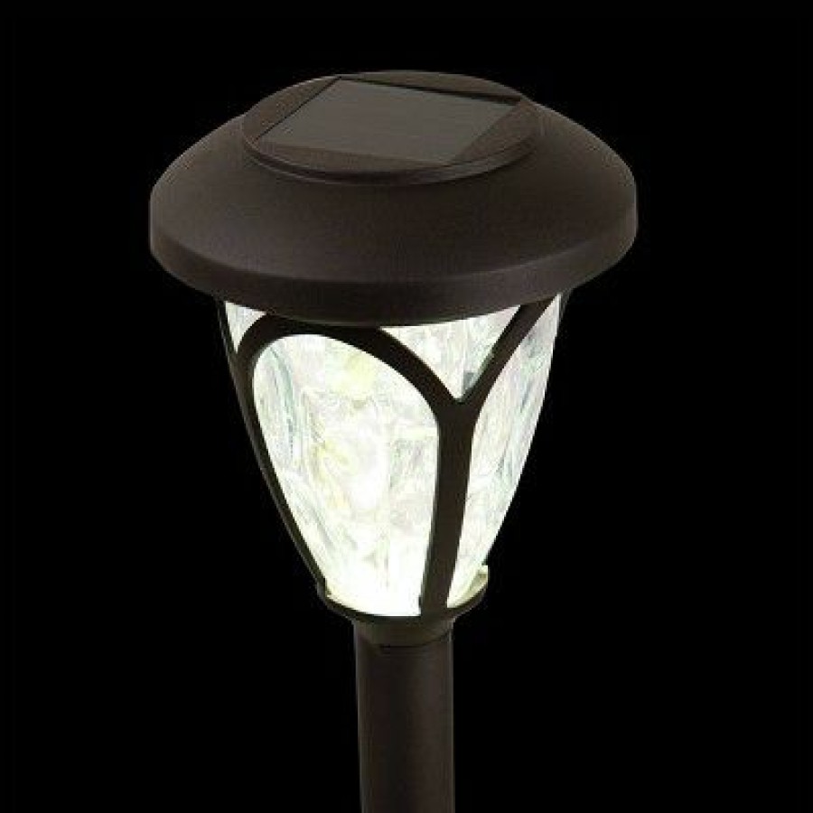 * | Cheap Alpine Corporation 8Pk 17" Solar Pathway Lights Brown