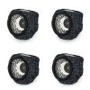 * | Cheapest Nature Spring Solar-Powered Led Rock Lights Black And Gray, 4-Pack