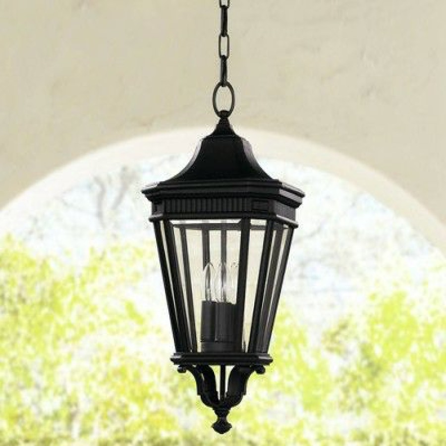 * | Cheapest Feiss Cotswold Lane 21 1/2 H Black Outdoor Hanging Light