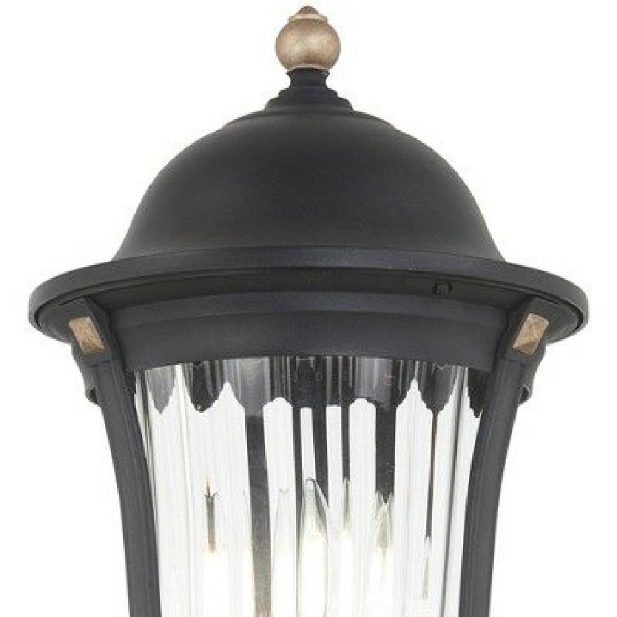 * | Top 10 Minka Lavery Peale Street 25 High Sand Coal And Vermeil Gold Outdoor Post Light