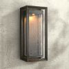 * | Best Deal Feiss Urbandale 23 High Marine Grade Bronze Led Outdoor Wall Light