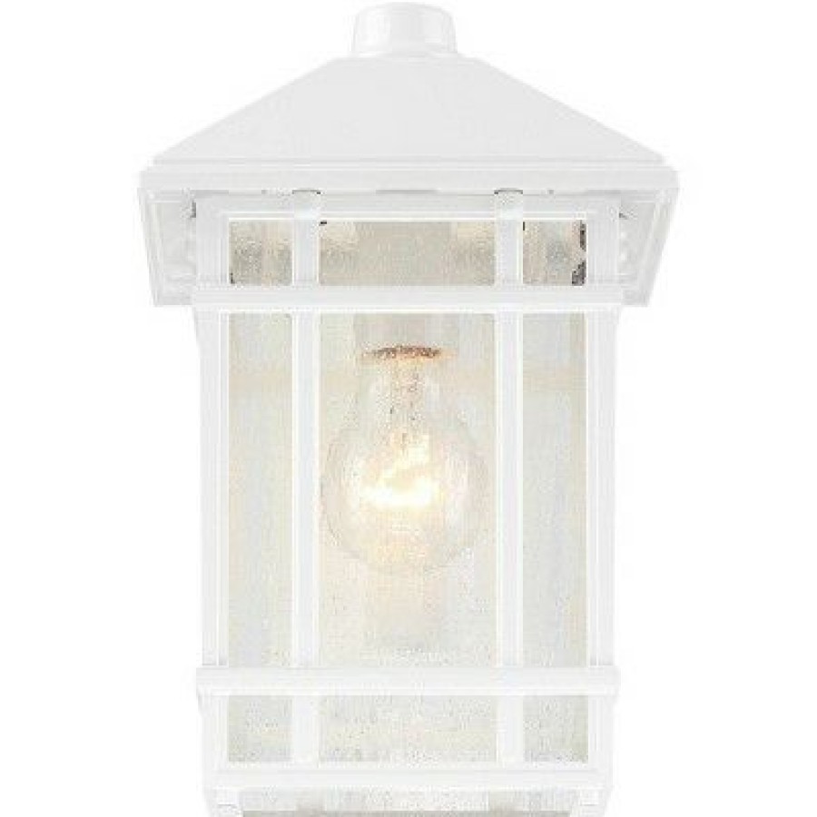 * | Best Sale Kathy Ireland Sierra Craftsman 11 High White Outdoor Wall Light