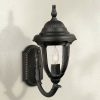 * | New John Timberland Traditional Outdoor Wall Light Fixture Upbridge Black 14 3/4 Seedy Glass For Exterior House Porch Patio Deck