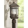 * | Deals Kathy Ireland J Du J Sierra Craftsman 14 High Outdoor Post Mount Light