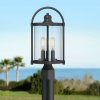 * | Best Pirce John Timberland Modern Outdoor Post Light Fixture Black 15 3/4 Cylindrical Glass Exterior House Porch Patio Garden Yard Walkway