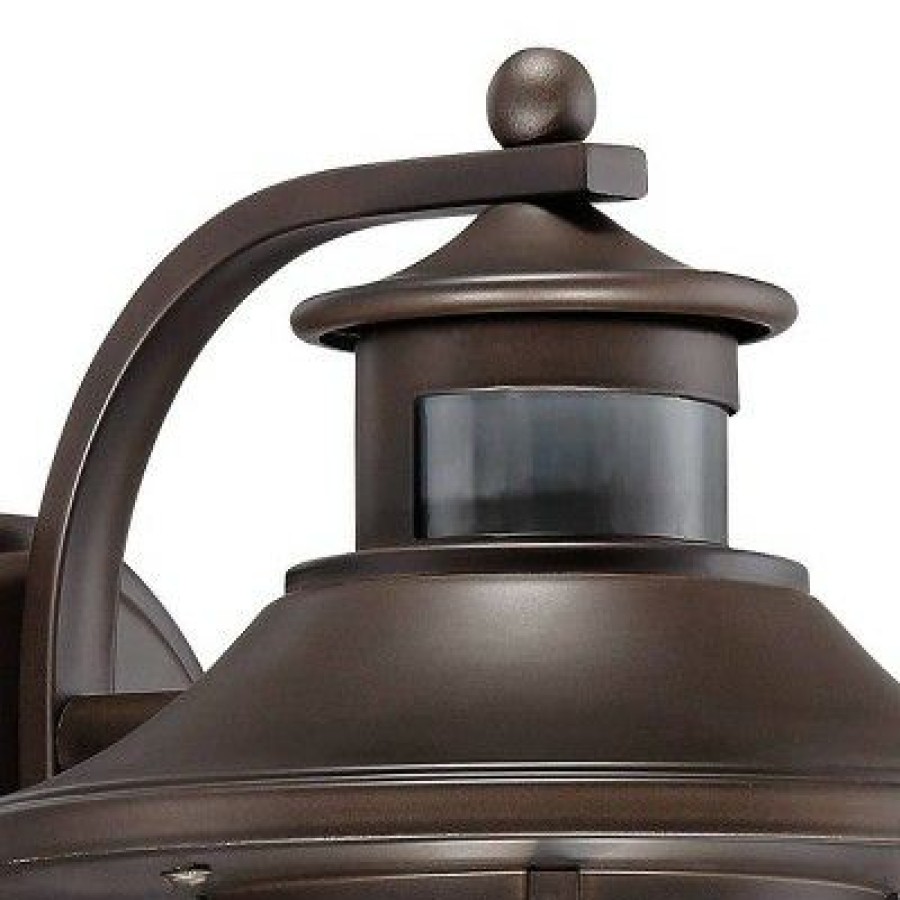 * | Cheapest John Timberland Outdoor Wall Light Fixture Oil-Rubbed Bronze 11 1/4 Seedy Glass Motion Sensor For Exterior House Porch Patio Deck