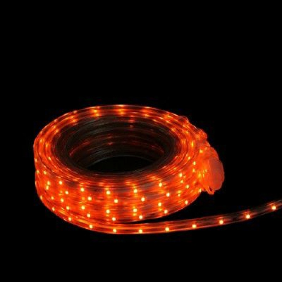 * | Hot Sale Northlight Fitco Orange Led Christmas Outdoor Linear Tape Lighting -30 Ft Clear Tube