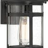 * | Flash Sale Franklin Iron Works Callaway 11 3/4 High Black Outdoor Lantern Wall Light