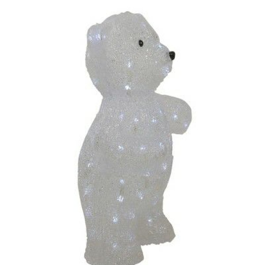 * | Best Deal Northlight 16.5 Lighted Commercial Grade Acrylic Polar Bear Christmas Display Decoration