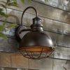 * | Best Reviews Of John Timberland Industrial Outdoor Wall Light Fixture Urban Barn Oiled Bronze 14 Round Cage Motion Security Sensor For House Porch Patio