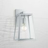 * | Best Reviews Of John Timberland Modern Outdoor Wall Light Fixture Sleek Silver Steel 13 Clear Glass For Exterior House Porch Patio Deck