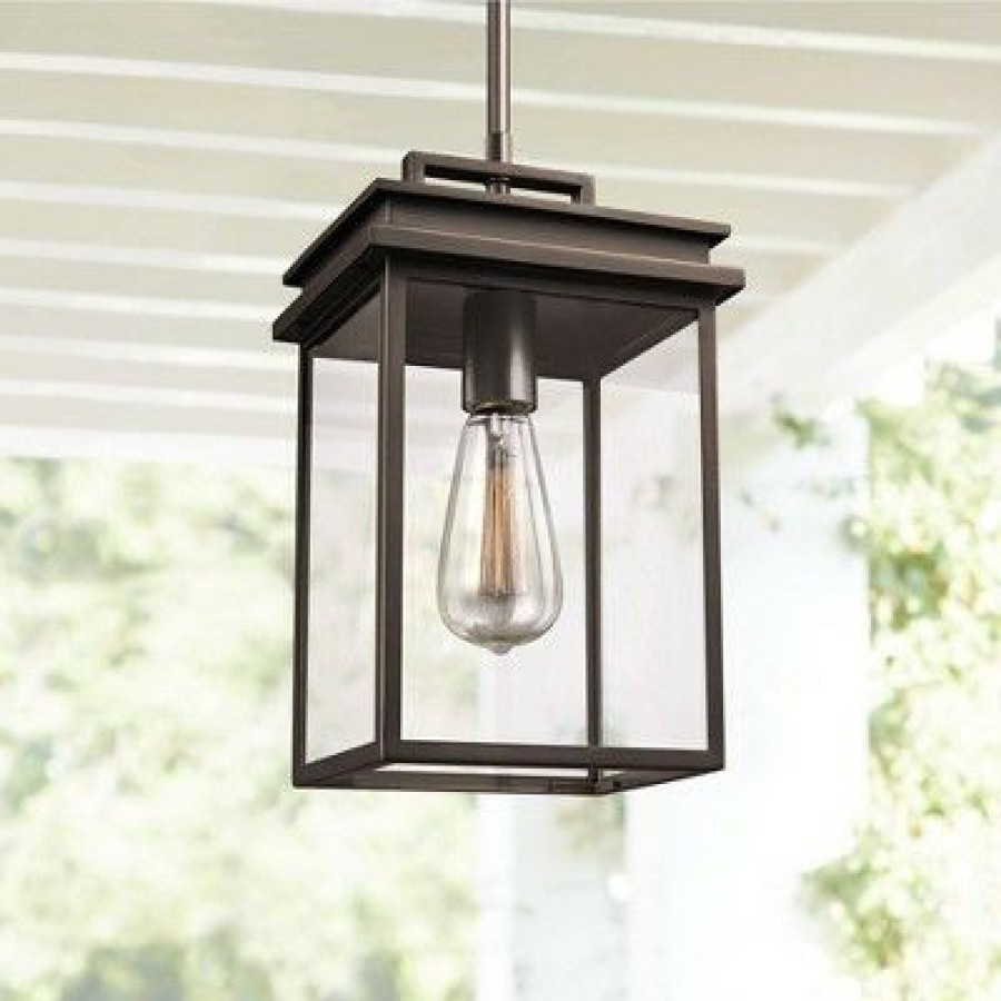 * | Promo Feiss Chappman 13 High Antique Bronze Outdoor Hanging Light