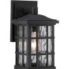 * | Deals Quoizel Stonington 10 1/2 H Matte Black Outdoor Wall Light