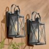 * | Top 10 2Pk 12.5 Metal/Glass "X" Outdoor Lamps Lnc