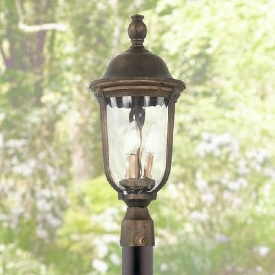 * | Deals Minka Lavery Havenwood 21 1/4 H Tavira Bronze And Alder Silver Outdoor Post Light