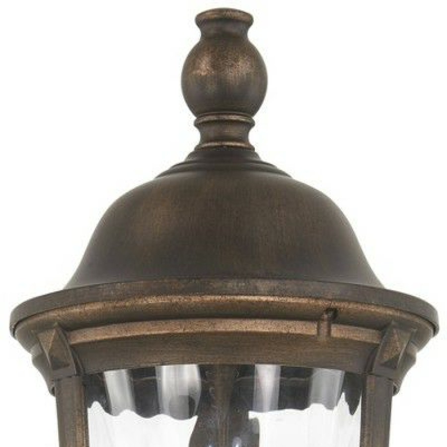 * | Deals Minka Lavery Havenwood 21 1/4 H Tavira Bronze And Alder Silver Outdoor Post Light