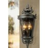 * | Cheap John Timberland Traditional Outdoor Light Fixture Veranda Bronze Scroll 17 Champagne Hammered Glass For Exterior Porch