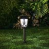 * | Deals Alpine Corporation Set Of 2 Outdoor Lumen Solar Powered Pathway Light Stakes Bronze