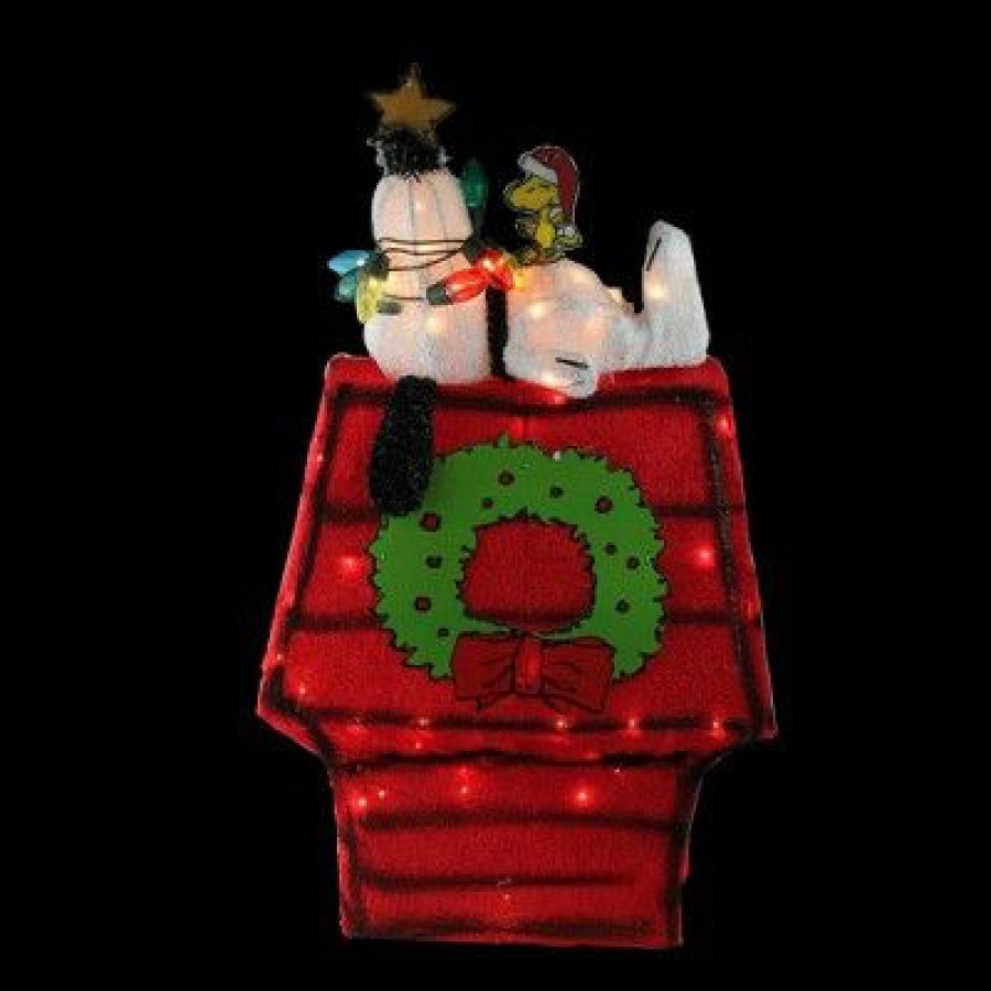 * | Coupon Northlight 18 Lighted Snoopy On Dog House Outdoor Christmas Yard Decoration