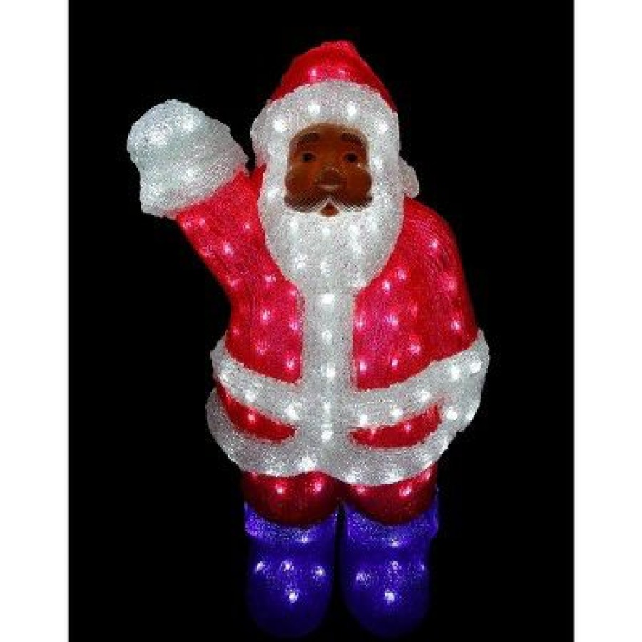 * | Best Reviews Of Northlight 24 Lighted Commercial Grade Acrylic Santa Claus Christmas Display Decoration