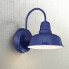 * | Hot Sale John Timberland Farmhouse Outdoor Wall Light Fixture Urban Barn Blue Gooseneck 11 1/4 For Exterior House Porch Patio Deck